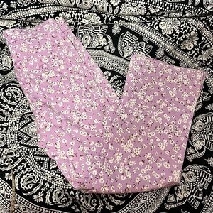 Zara Floral Pants Sz Small